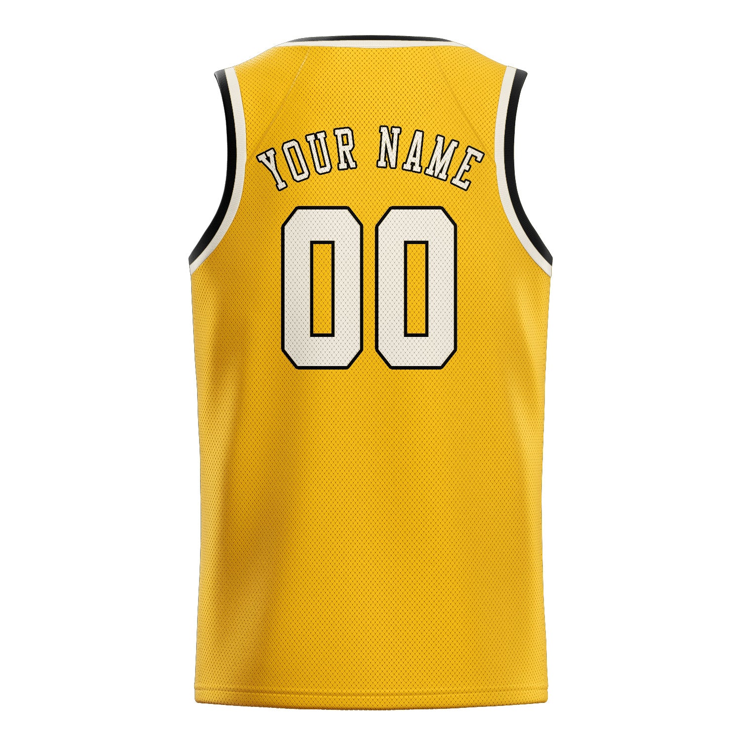 Benutzerdefiniertes Professionelles Gold Beige Basketballtrikot