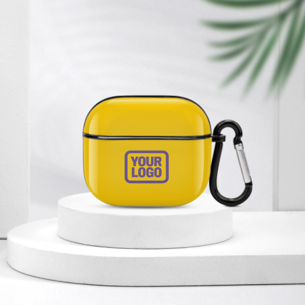 Maßgeschneidertes Gold Lavendel AirPods-Hülle (3. Generation)