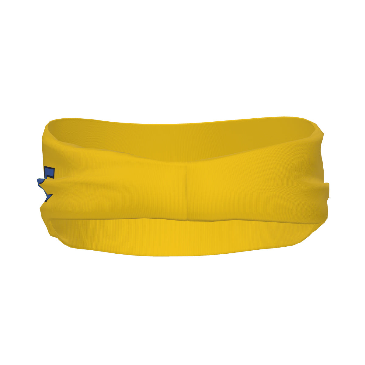 Maßgeschneidertes Gold Himmelblau Sport Stirnband