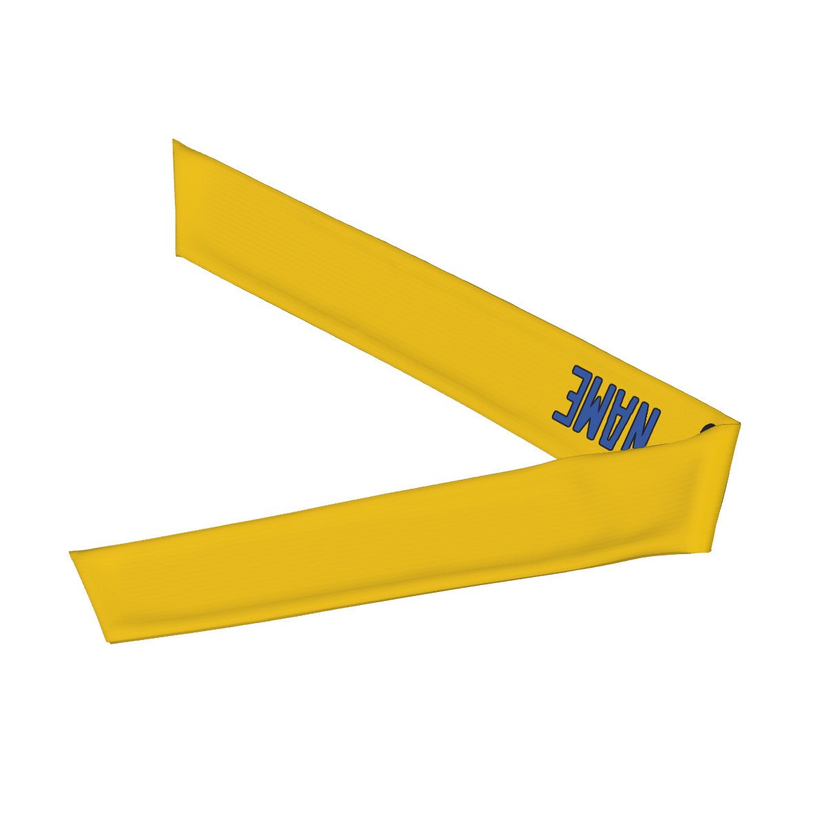 Maßgeschneidertes Gold Himmelblau Stirnband