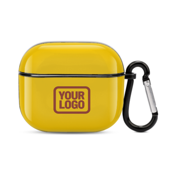 Maßgeschneidertes Gold Korallenrot AirPods-Hülle (3. Generation)