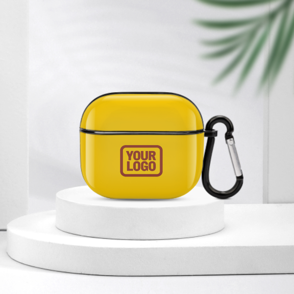 Maßgeschneidertes Gold Korallenrot AirPods-Hülle (3. Generation)