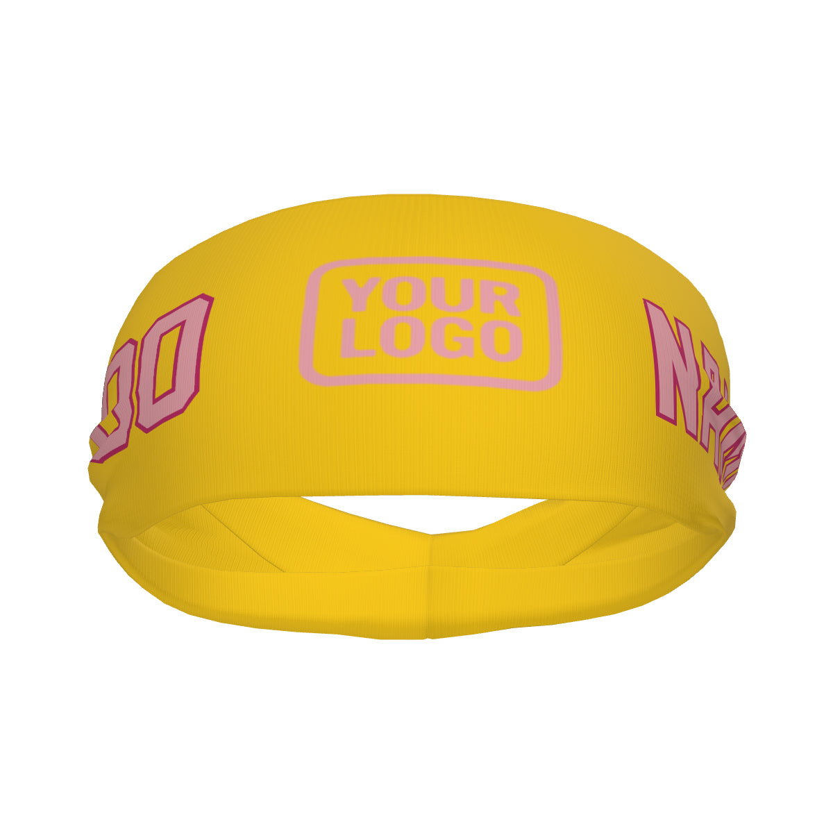 Maßgeschneidertes Gold Rosa Sport Stirnband