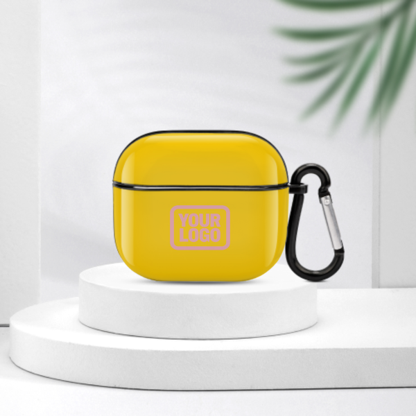 Maßgeschneidertes Gold Rosa AirPods-Hülle (3. Generation)