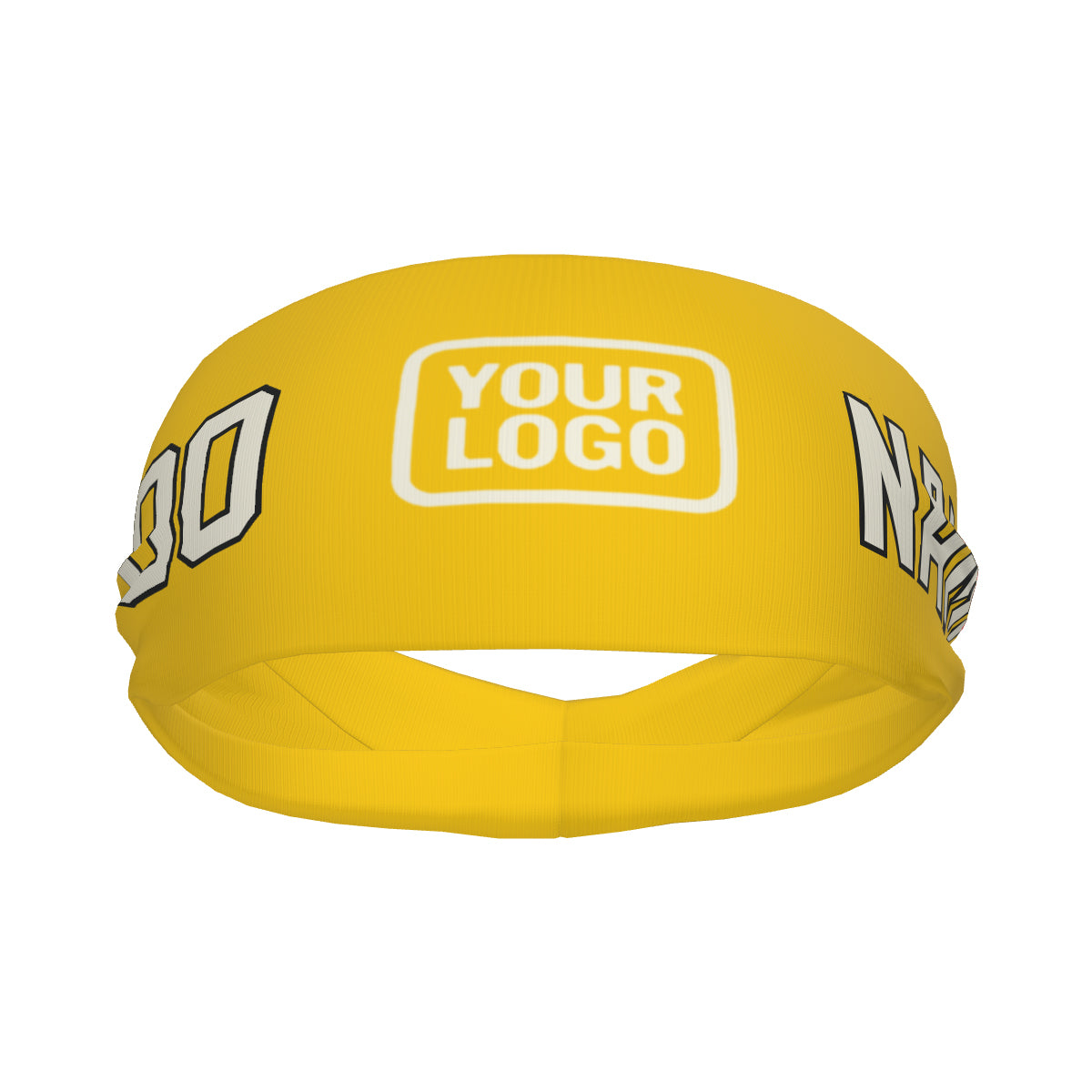 Maßgeschneidertes Gold Beige Sport Stirnband