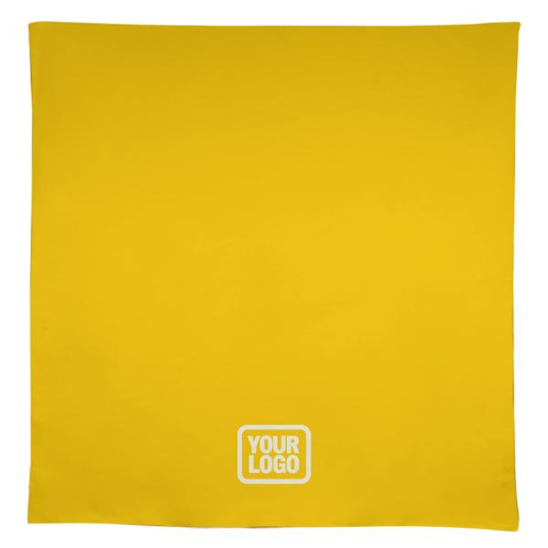 Maßgeschneidertes Gold Schwarz Quadratische Tischdecke