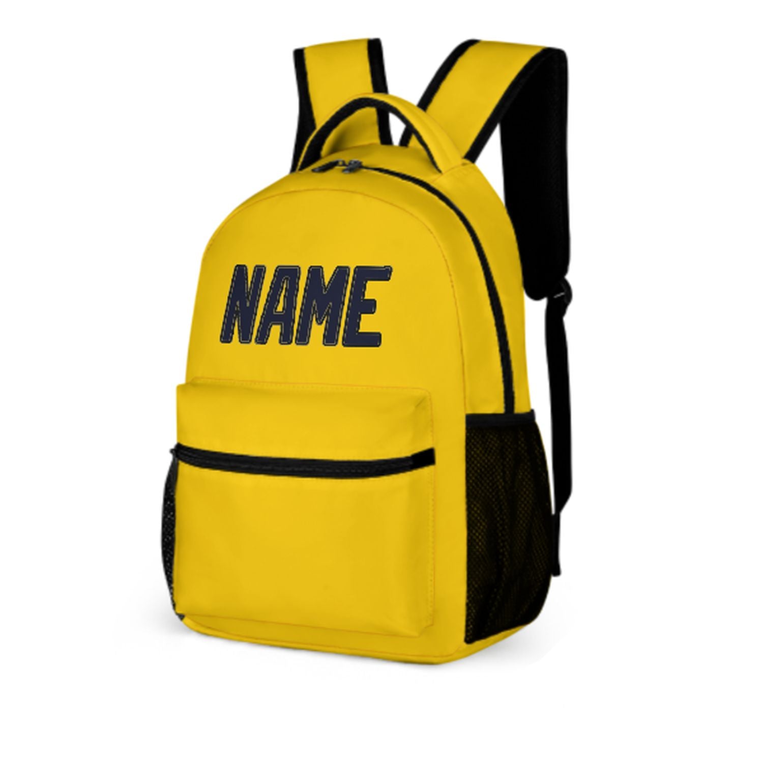 Maßgeschneidertes Gold Stahlblau Kinderrucksack