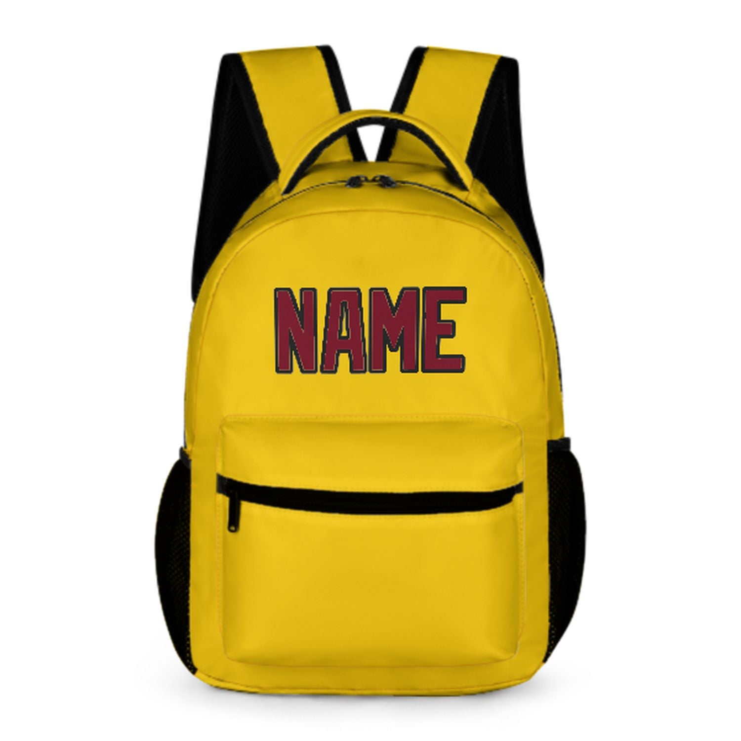 Zaino personalizzato per bambini color oro cremisi