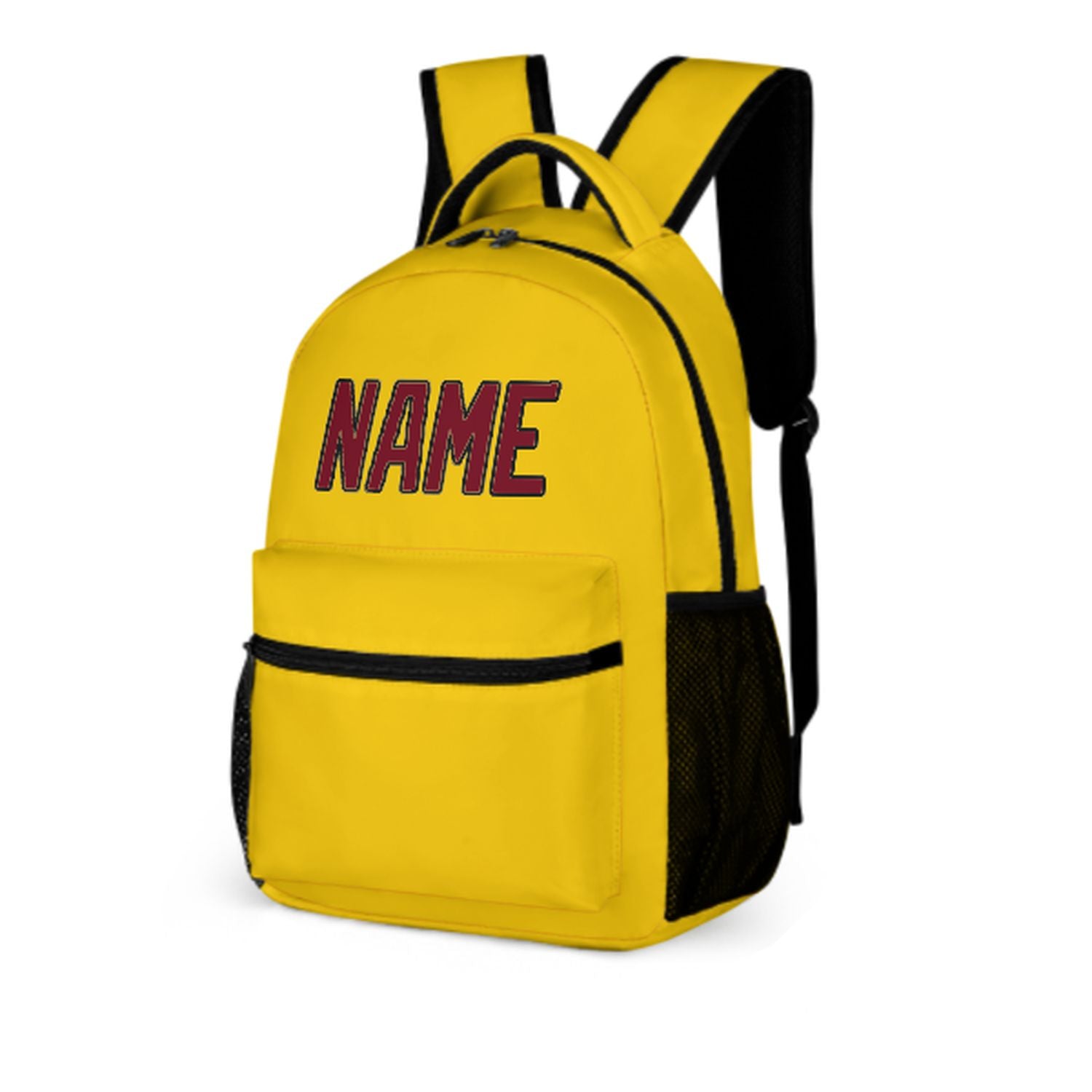 Zaino personalizzato per bambini color oro cremisi