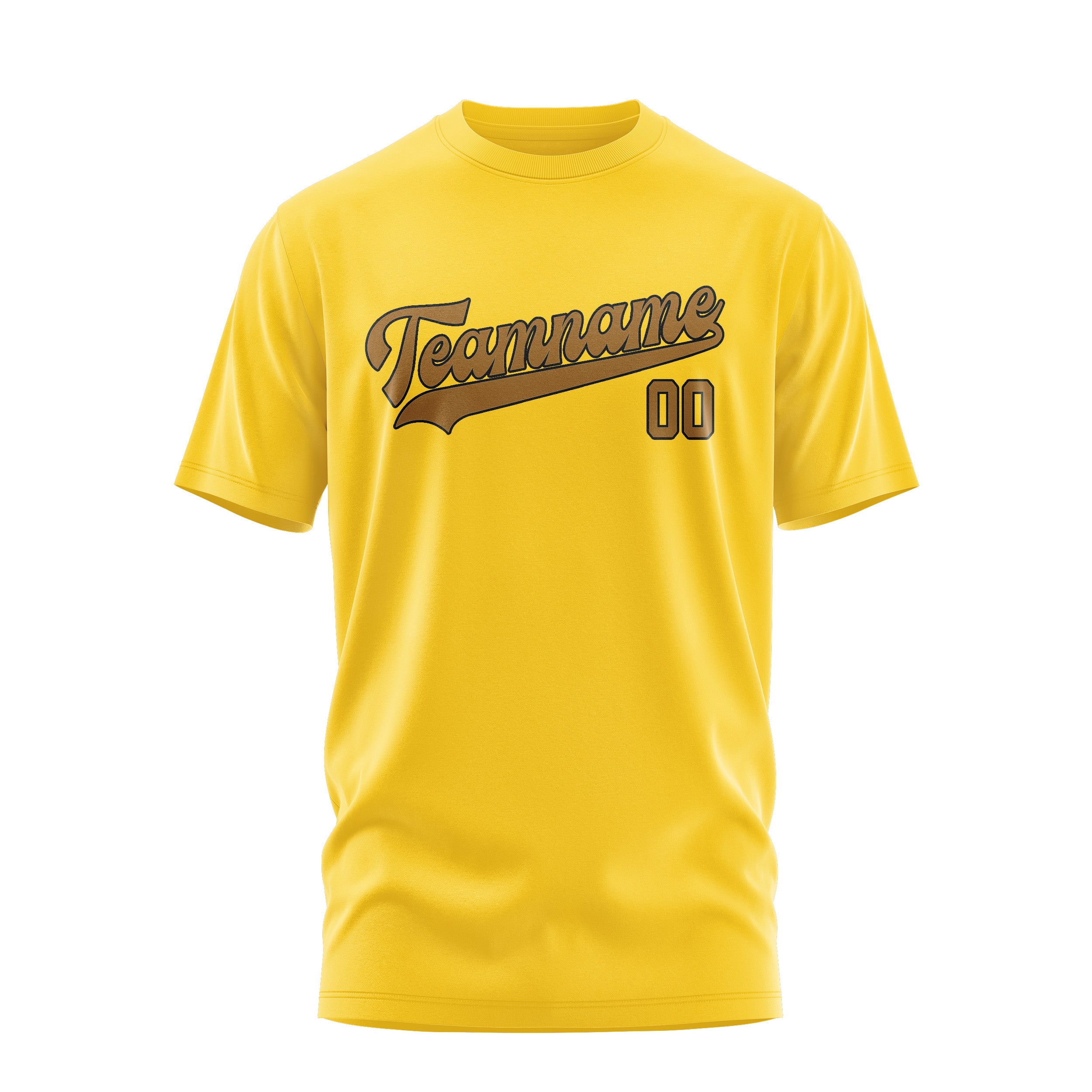 Maßgeschneidertes Gold Khaki T-Shirt