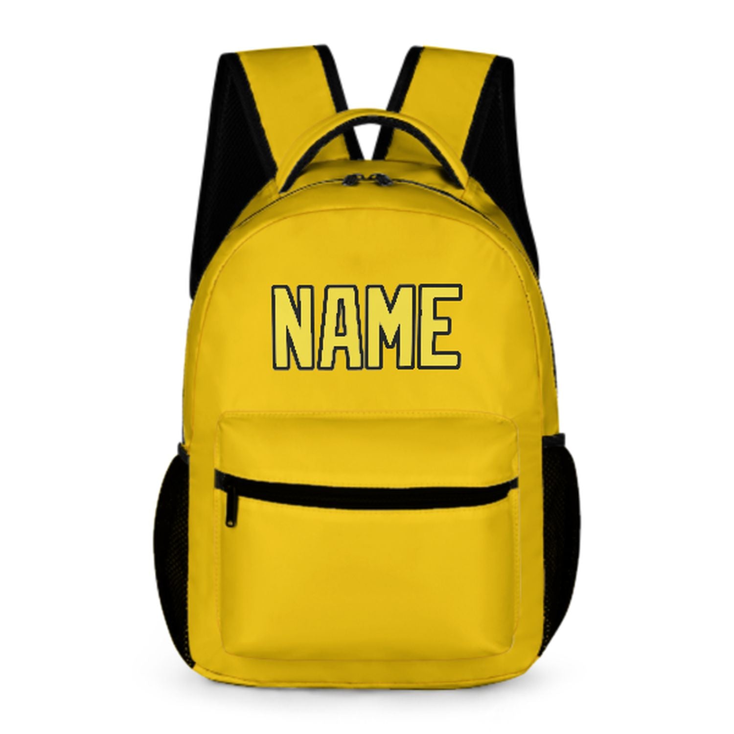 Zaino personalizzato per bambini color oro pallido giallo