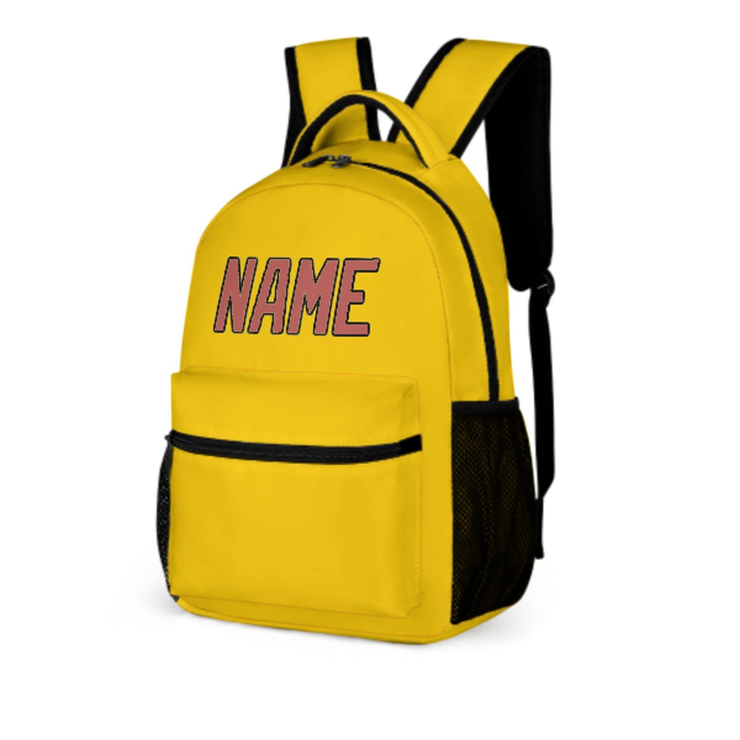 Zaino per bambini personalizzato color oro e rame rosa