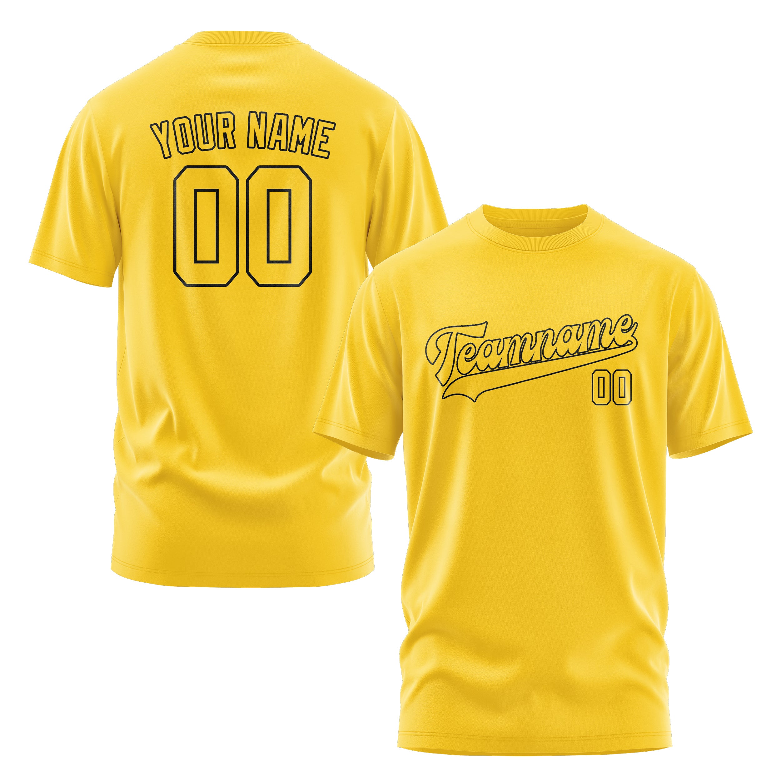 Maßgeschneidertes Gold Gold T-Shirt
