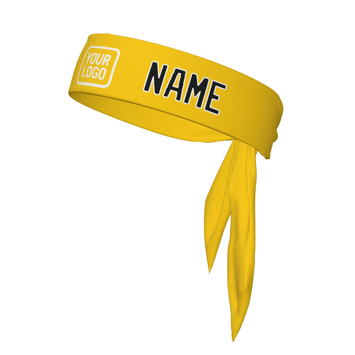 Maßgeschneidertes Gold Schwarz Stirnband