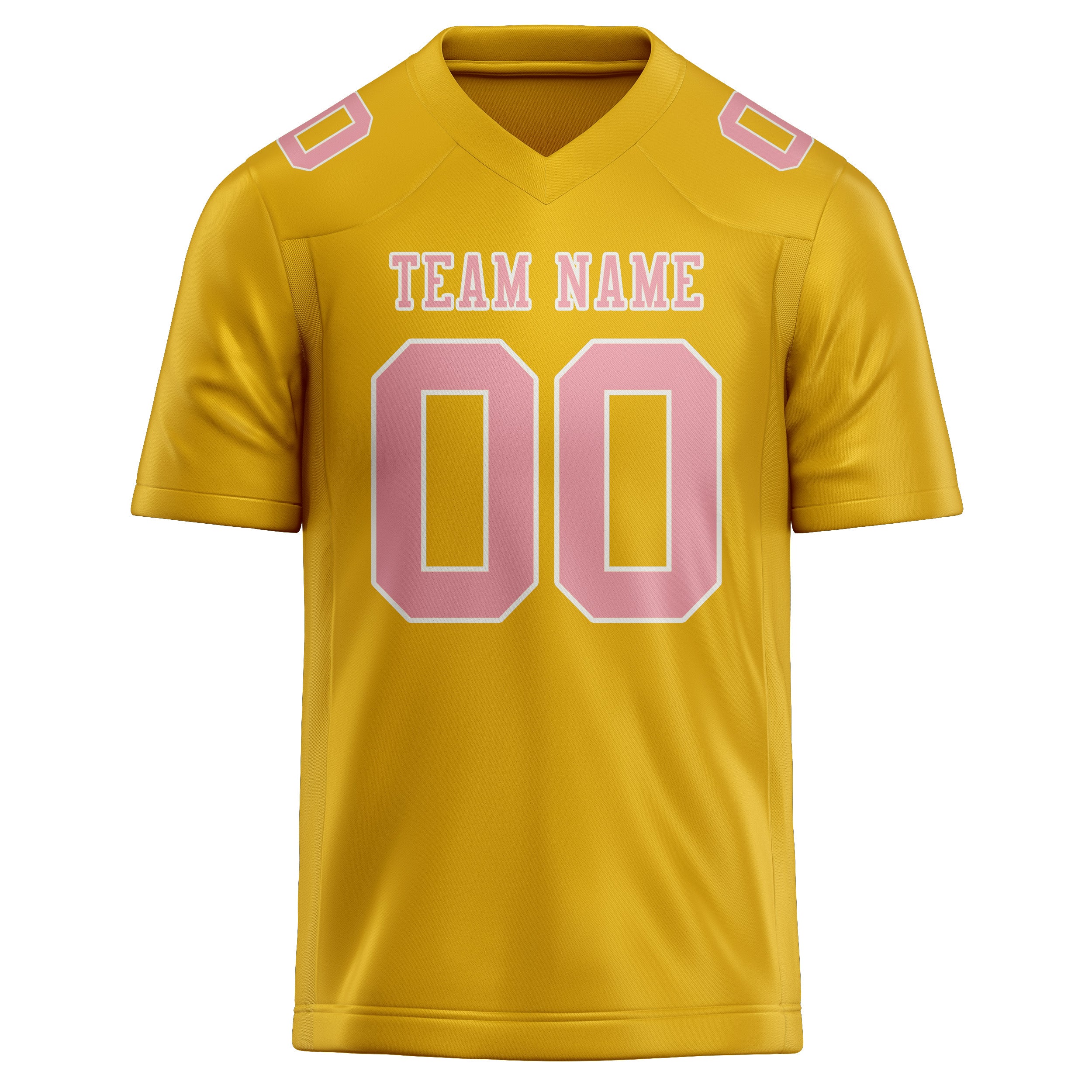 Maglia da rugby personalizzata professionale oro rosa