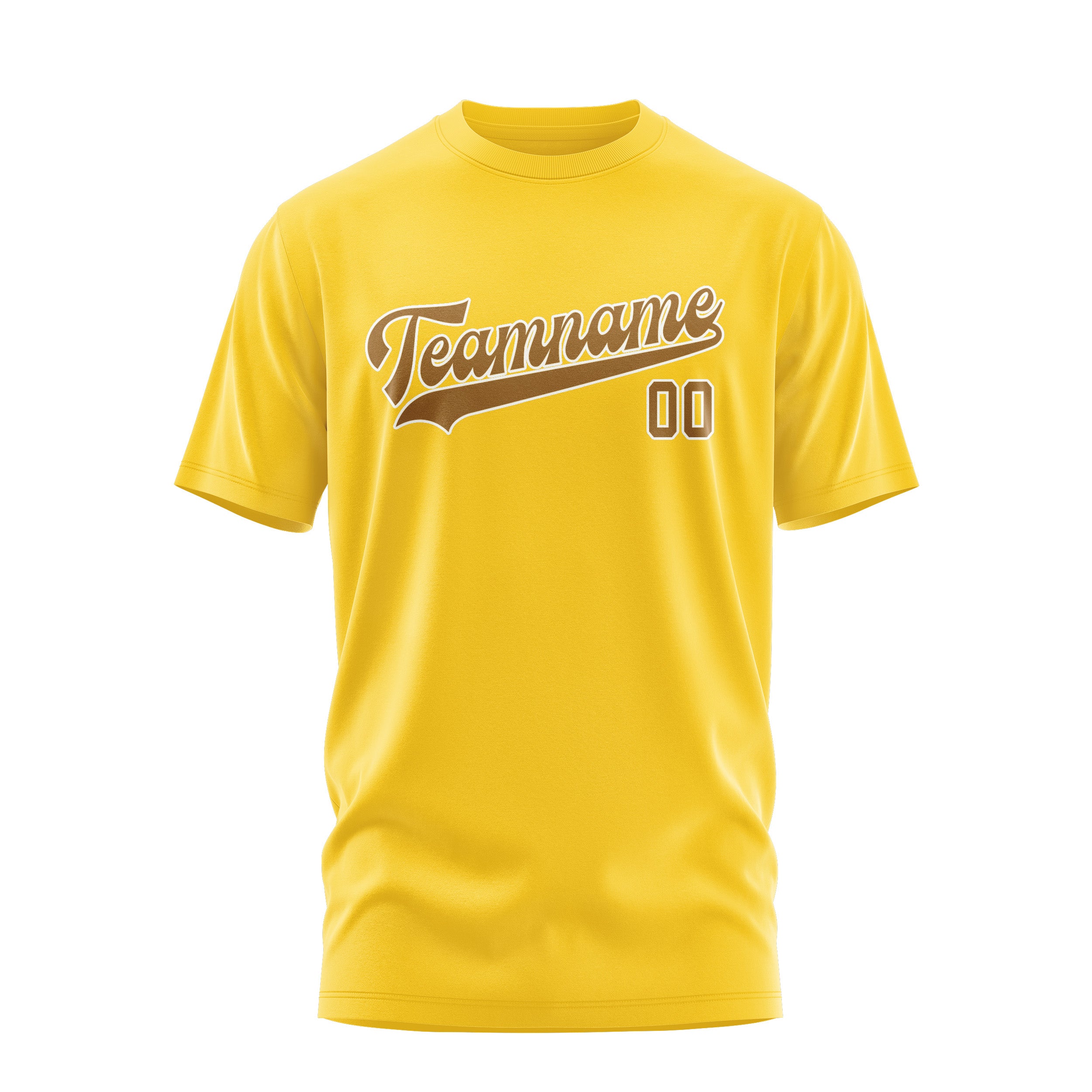Maßgeschneidertes Gold Khaki T-Shirt