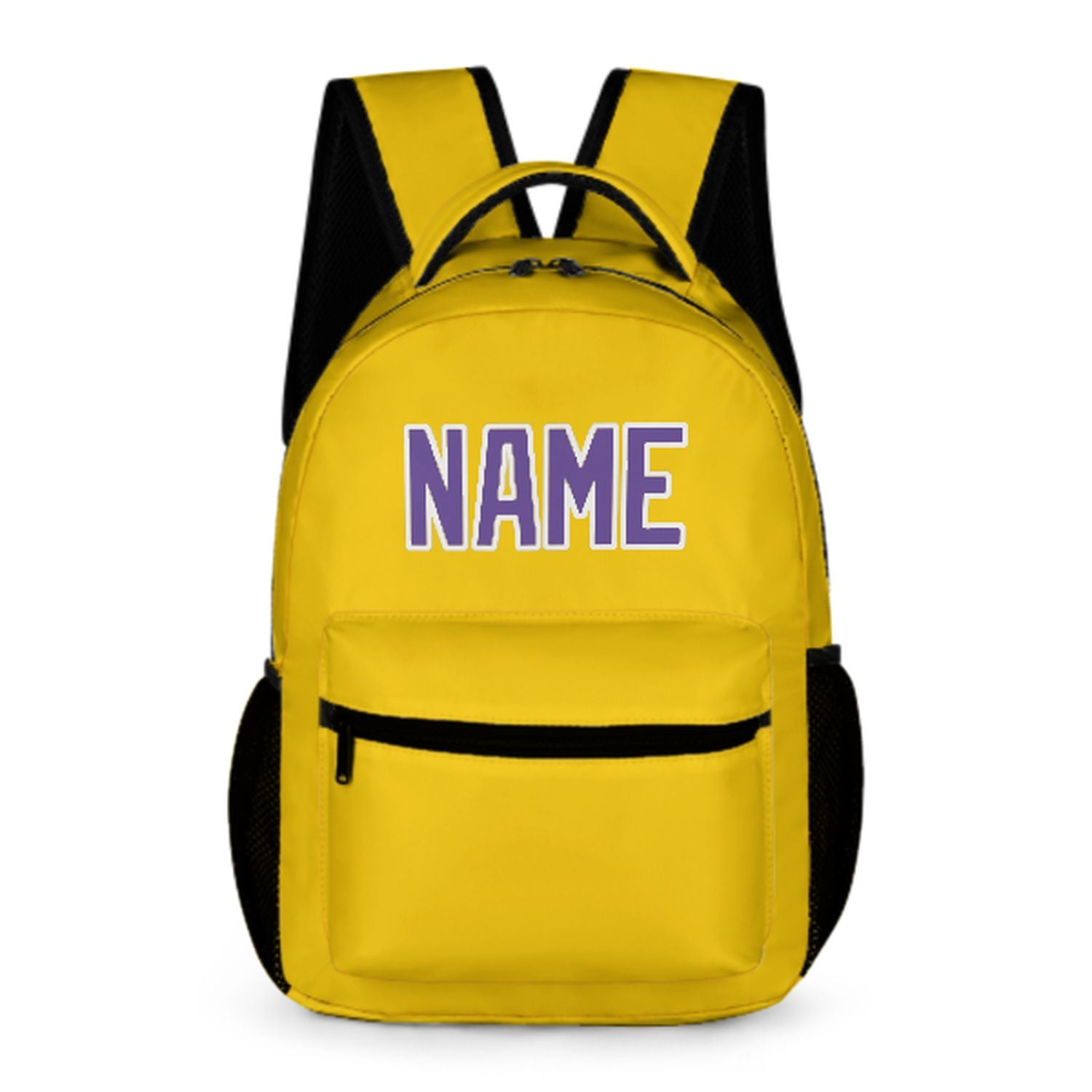 Zaino personalizzato per bambini color oro e lavanda