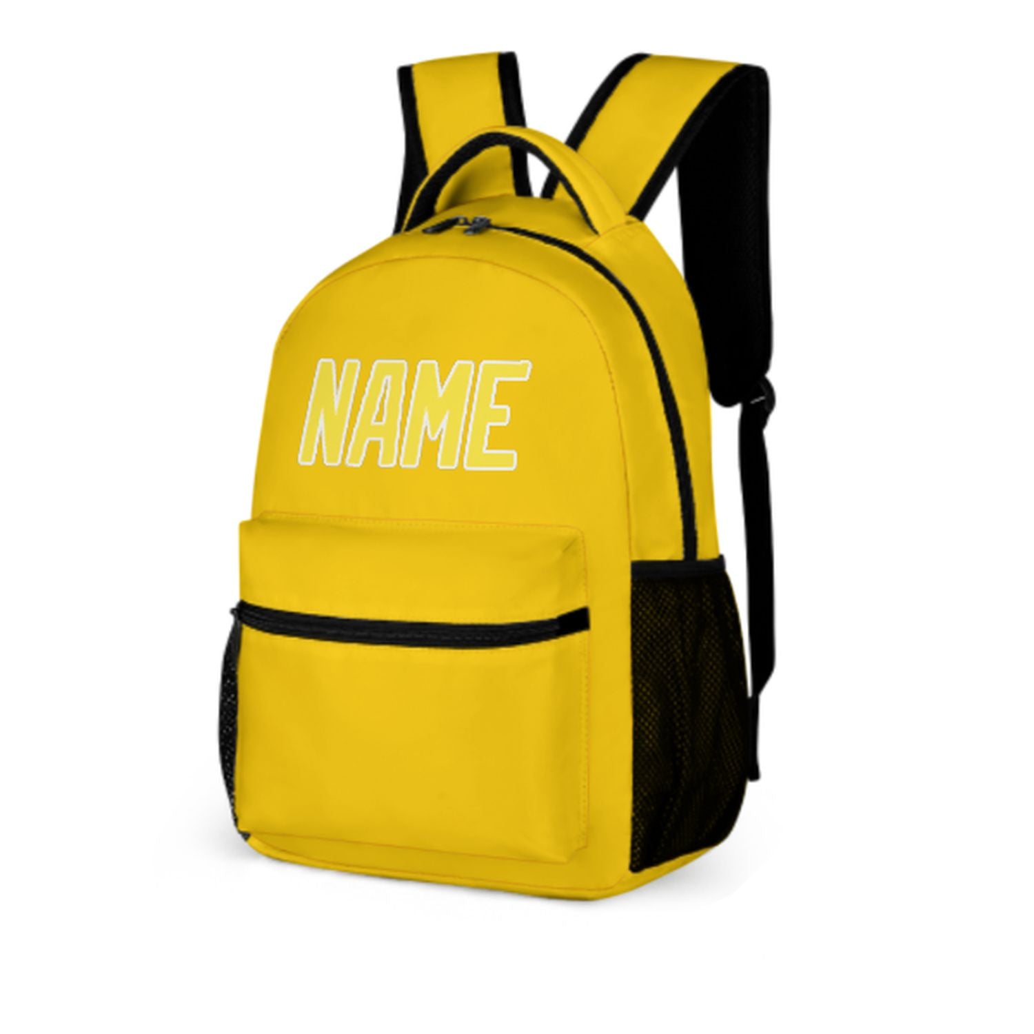 Zaino personalizzato per bambini color oro pallido giallo