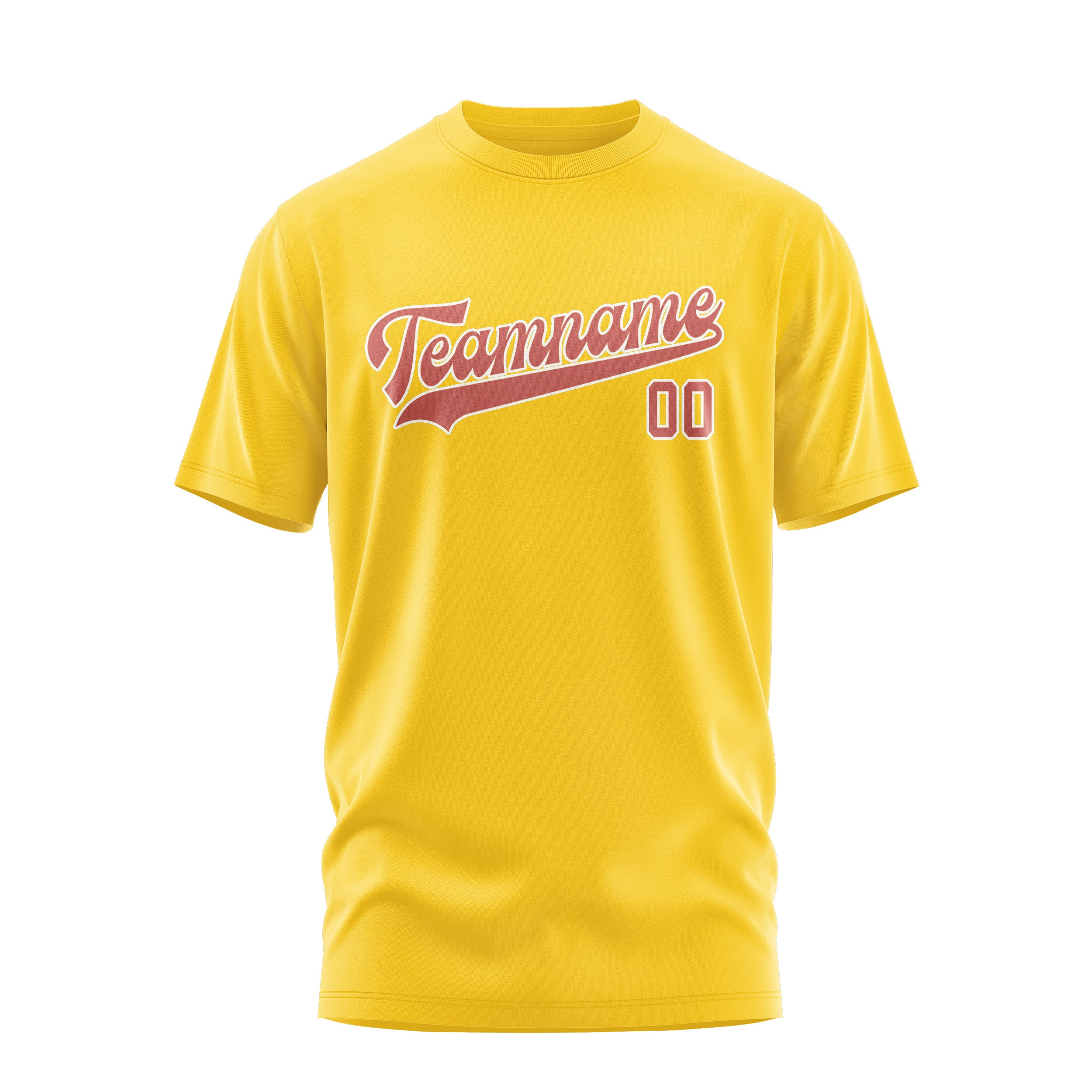 Maßgeschneidertes Gold Kupferrose T-Shirt