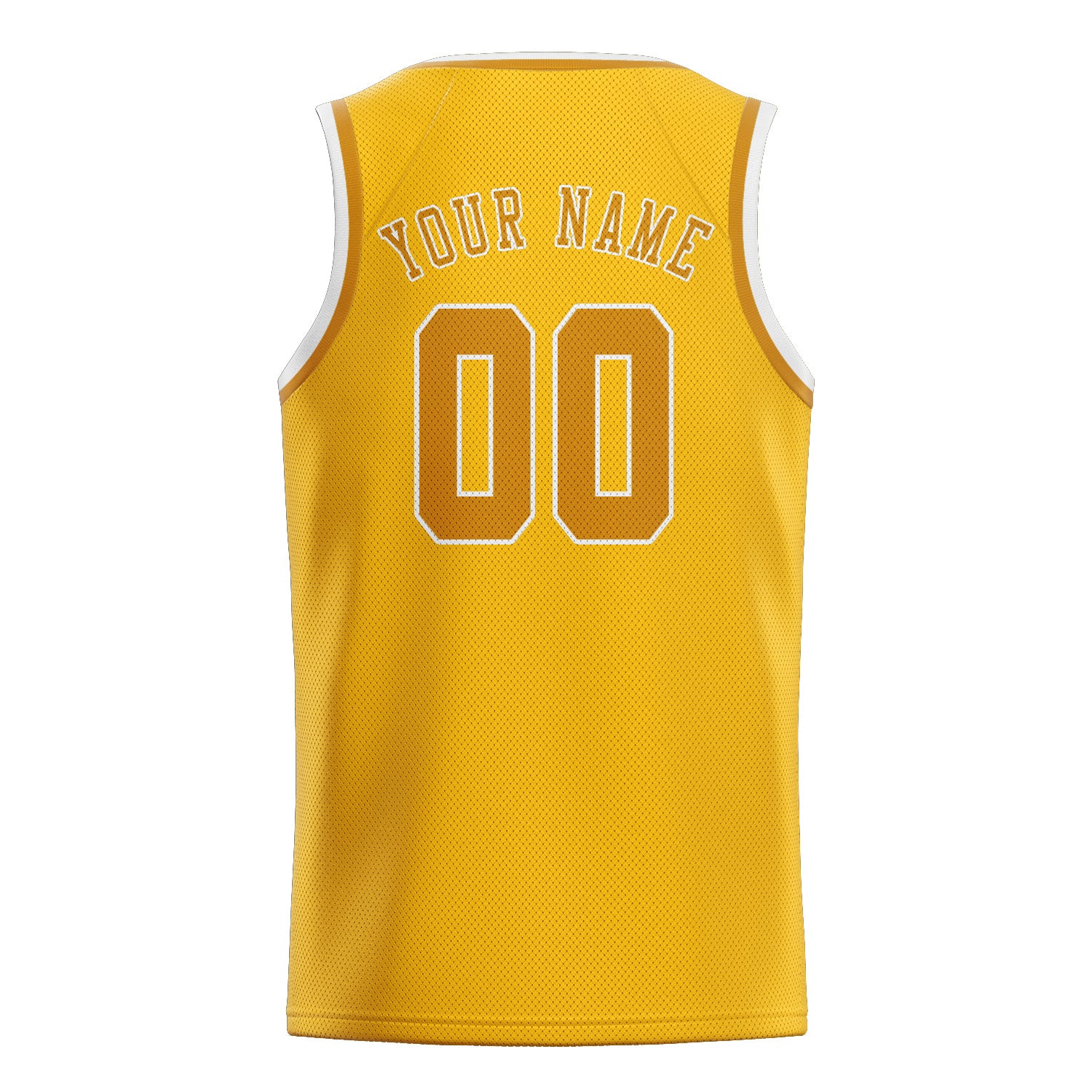 Benutzerdefiniertes Professionelles Gold Gelb Basketballtrikot