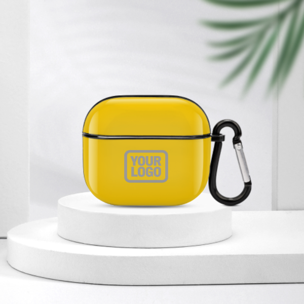 Maßgeschneidertes Gold Grau AirPods-Hülle (3. Generation)