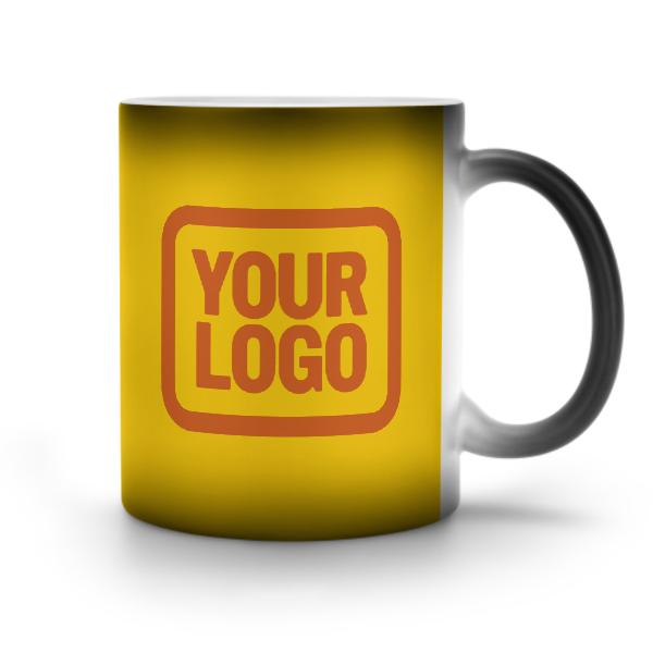 Maßgeschneidertes Gold Orange Magischer Becher