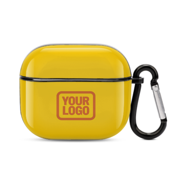 Maßgeschneidertes Gold Orange AirPods-Hülle (3. Generation)