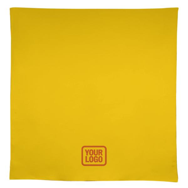 Maßgeschneidertes Gold Khaki Quadratische Tischdecke