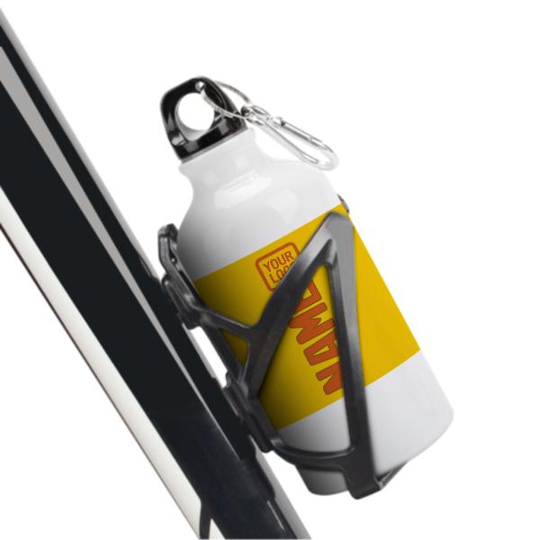 Maßgeschneidertes Gold Orange Sportflasche