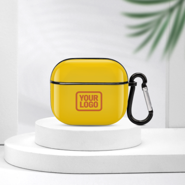 Maßgeschneidertes Gold Orange AirPods-Hülle (3. Generation)