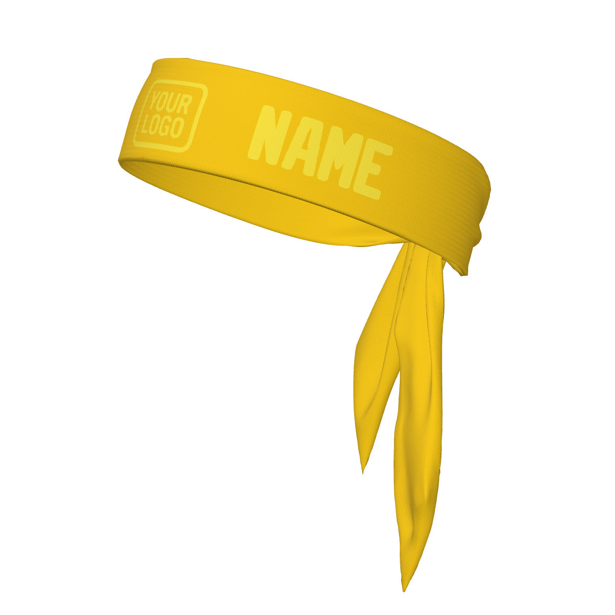 Maßgeschneidertes Gold Blassgelb Stirnband