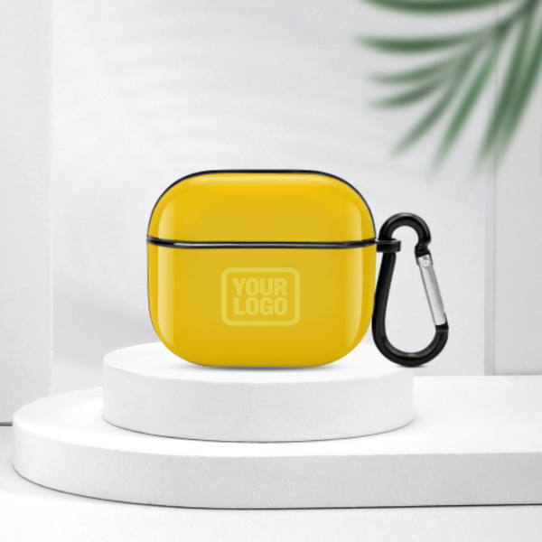Maßgeschneidertes Gold Blassgelb AirPods-Hülle (3. Generation)