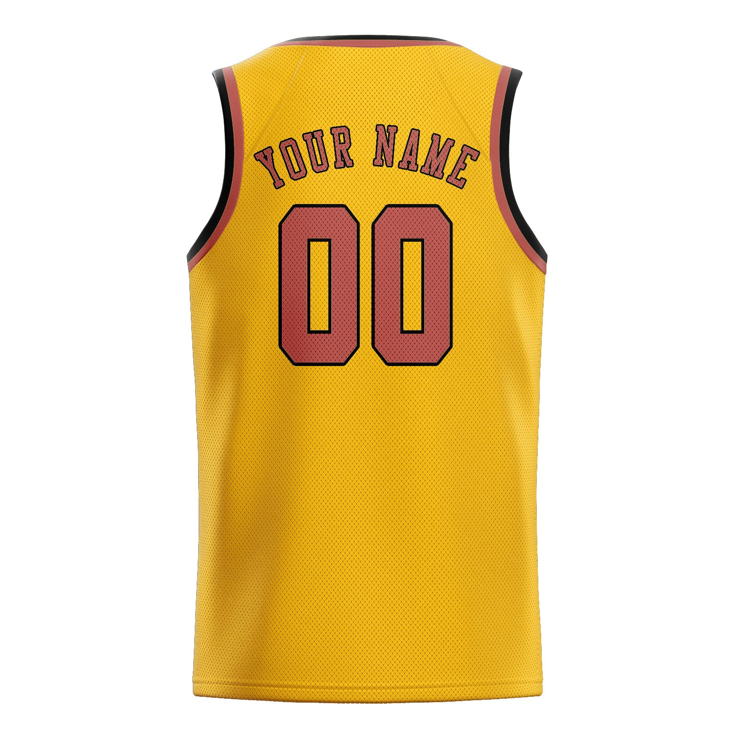 Benutzerdefiniertes Professionelles Gold Kupferrose Basketballtrikot
