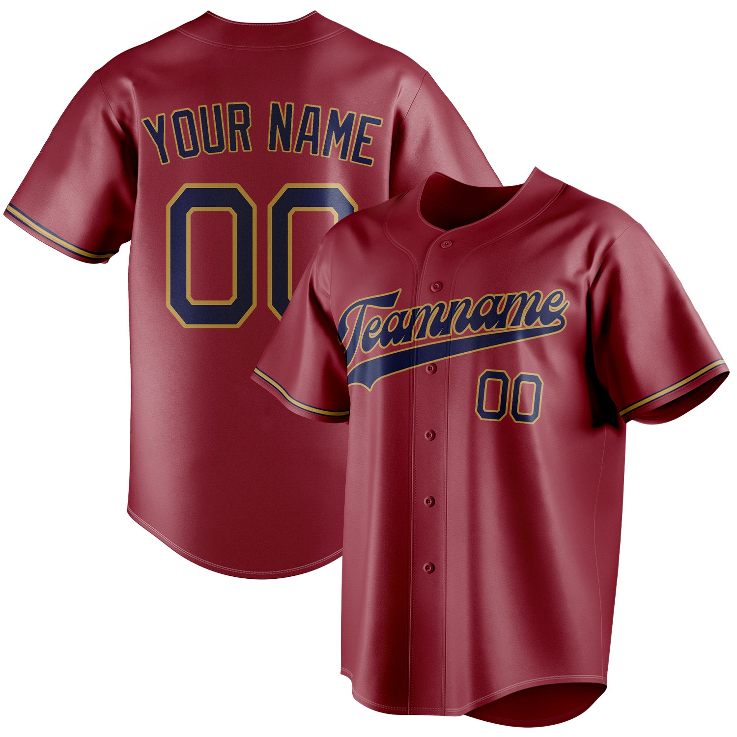 Benutzerdefiniertes Professionelles Kastanienbraun Schwarz Baseballtrikot BB01240531WX488
