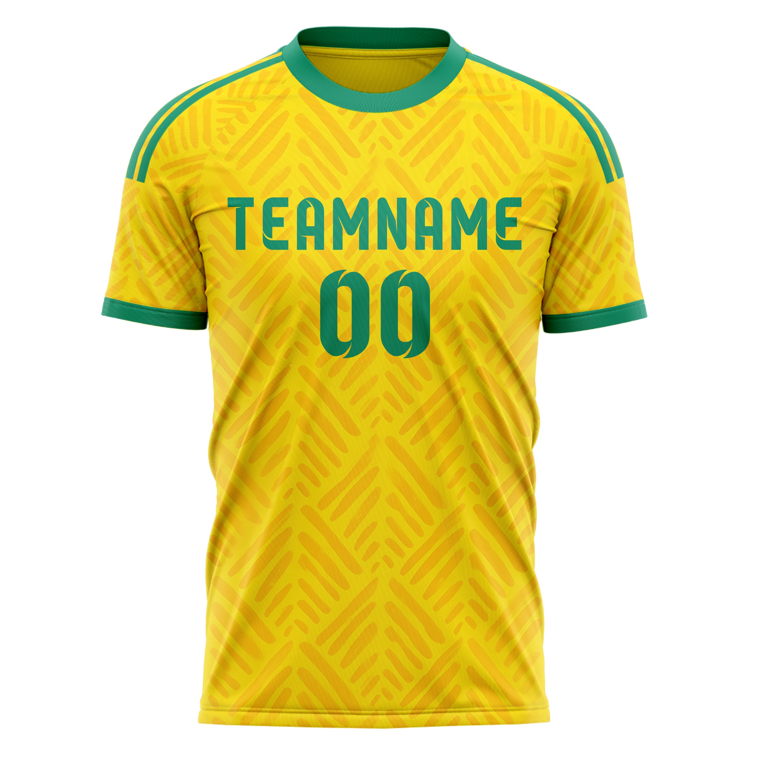 Südafrika Fußballtrikot im Heim-Look – personalisierbarer Name, Nummer & Logo