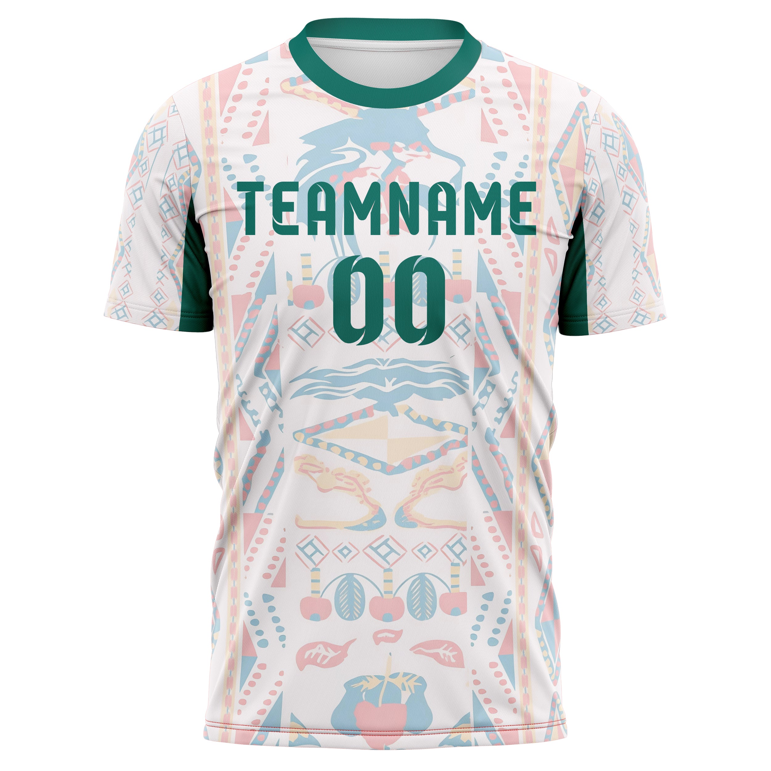 Senegal Fußballtrikot im Heim-Look – personalisierbarer Name, Nummer & Logo
