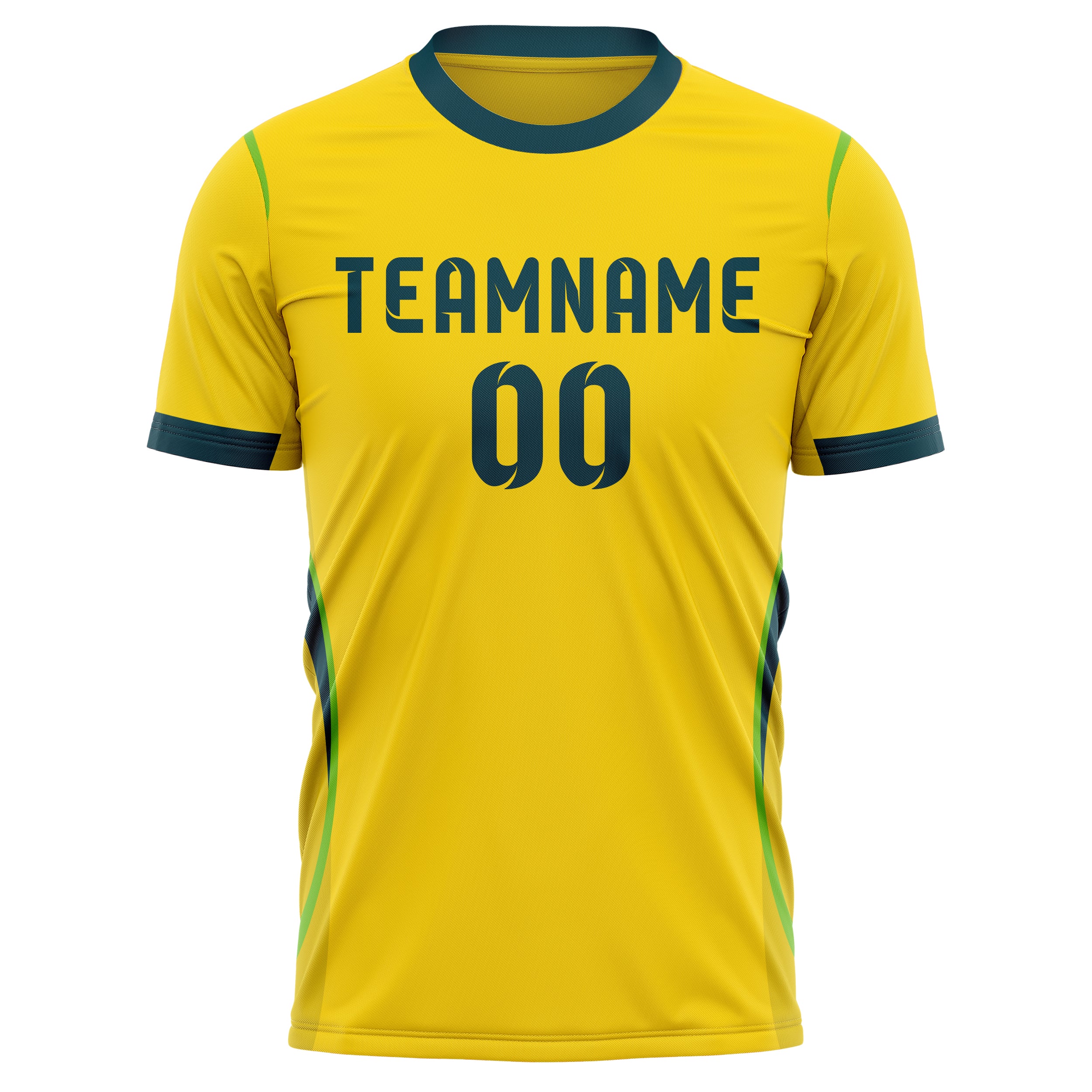 Brasilien Fußballtrikot im Heim-Look – personalisierbarer Name, Nummer & Logo