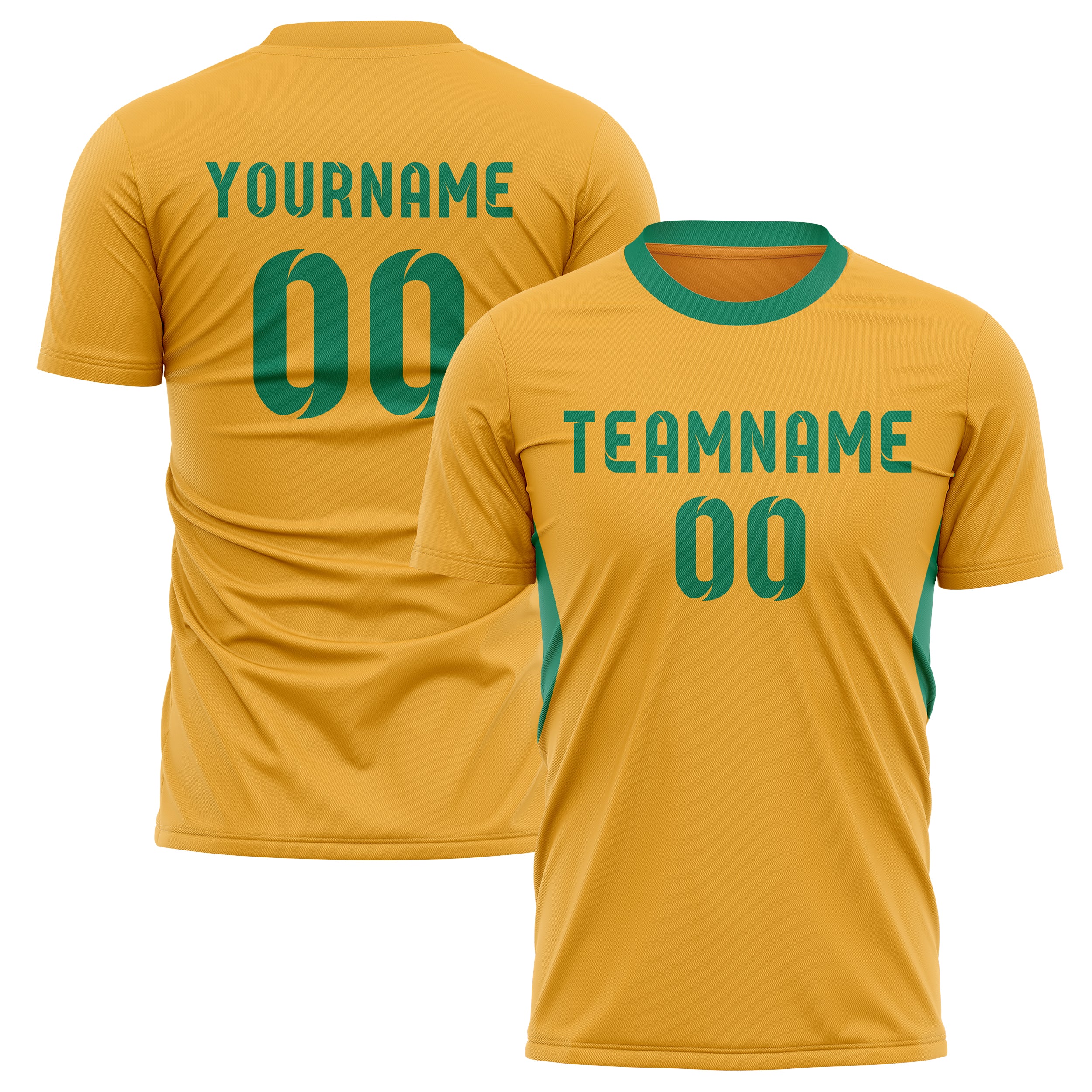 Australien Fußballtrikot im Heim-Look – personalisierbarer Name, Nummer & Logo