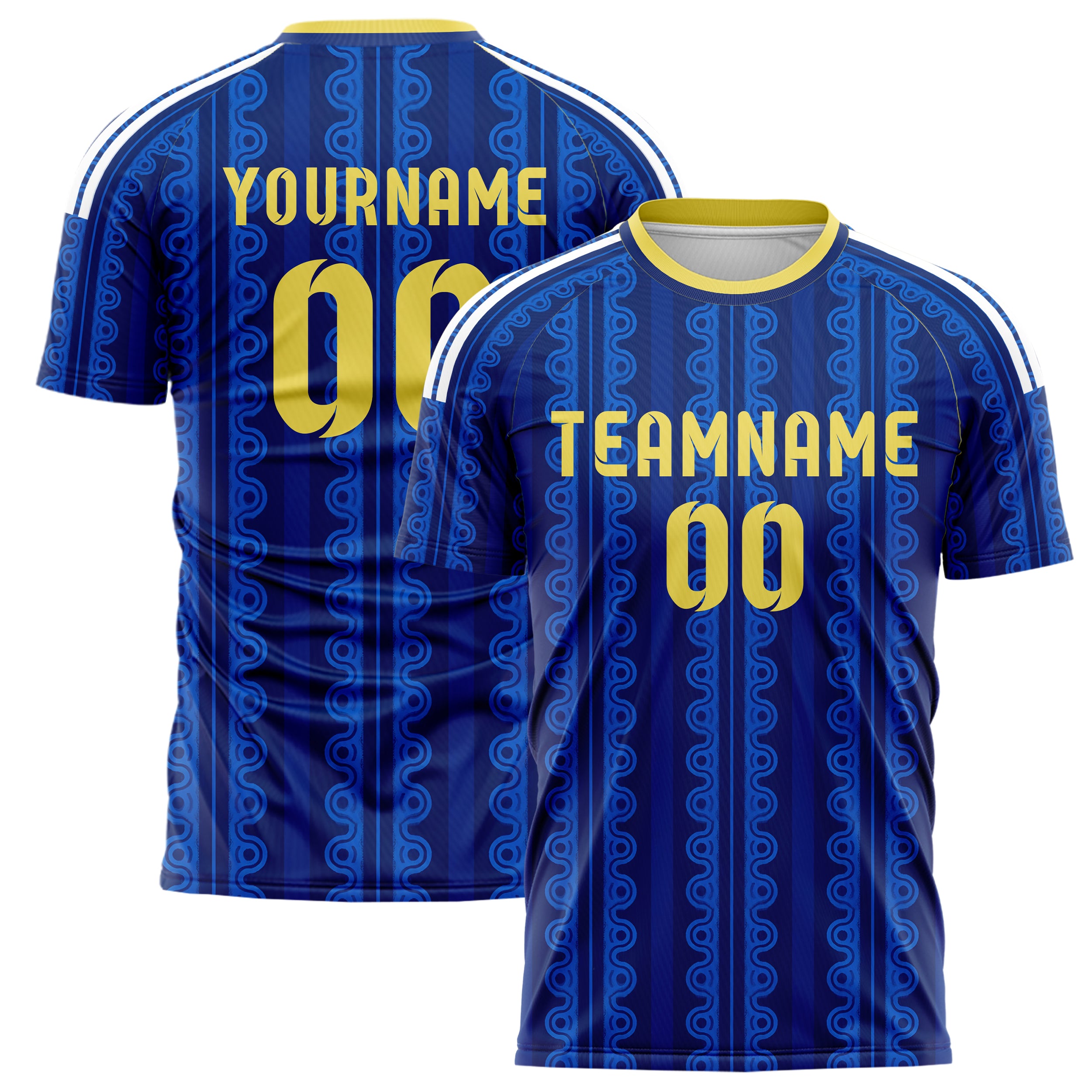 Schweden Fußballtrikot im Auswärts-Look – personalisierbarer Name, Nummer & Logo