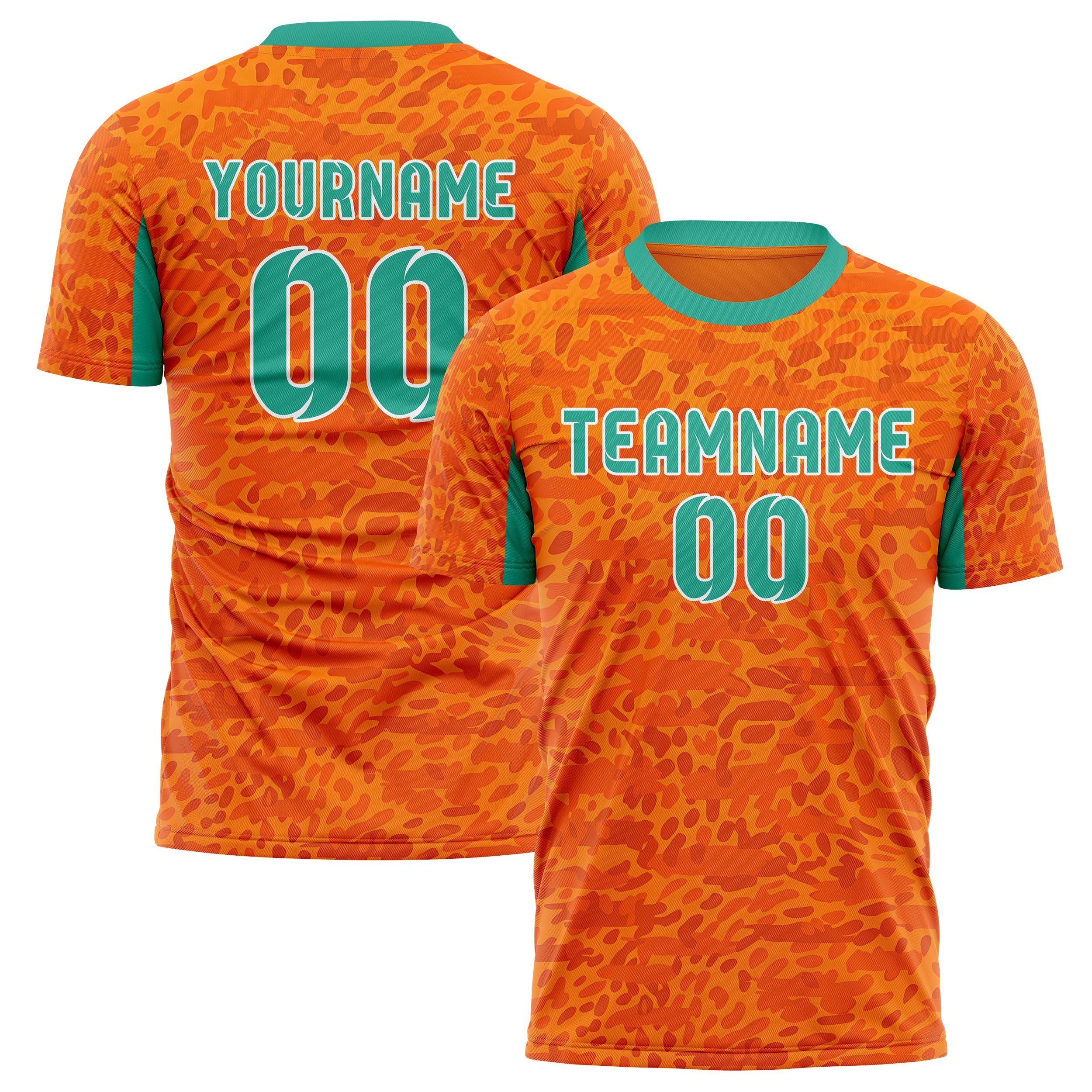 Elfenbeinküste Fußballtrikot im Heim-Look – personalisierbarer Name, Nummer & Logo