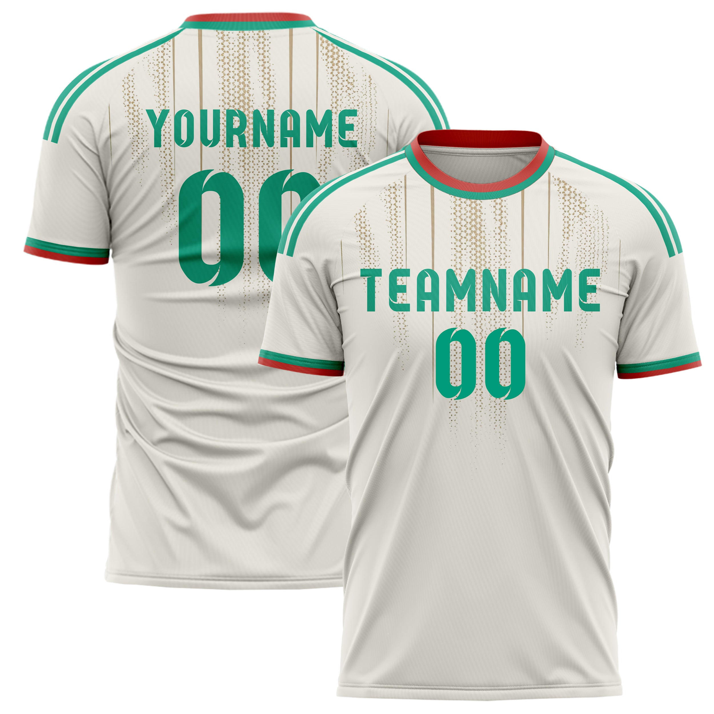 Algerien Fußballtrikot im Heim-Look – personalisierbarer Name, Nummer & Logo