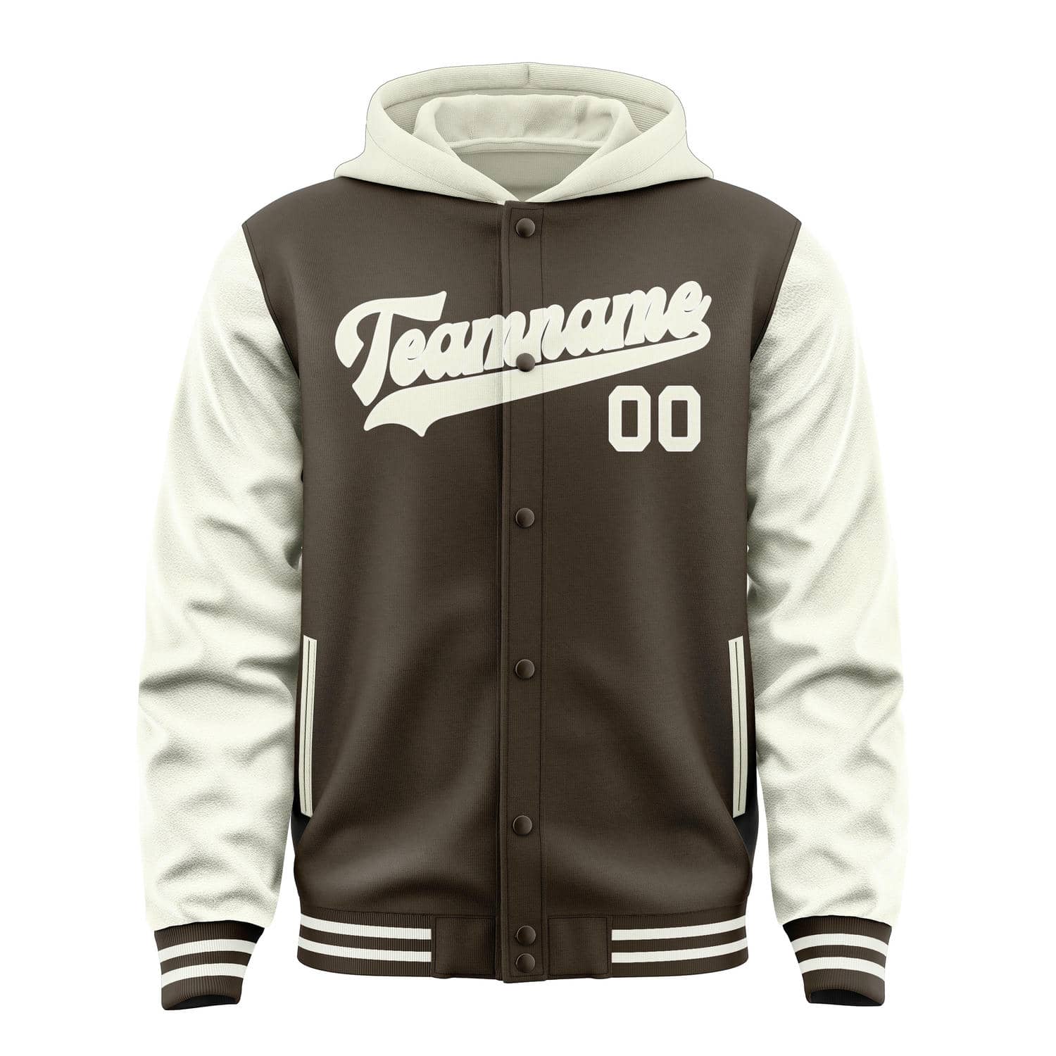 Maßgeschneidertes Braun Beige Jacke