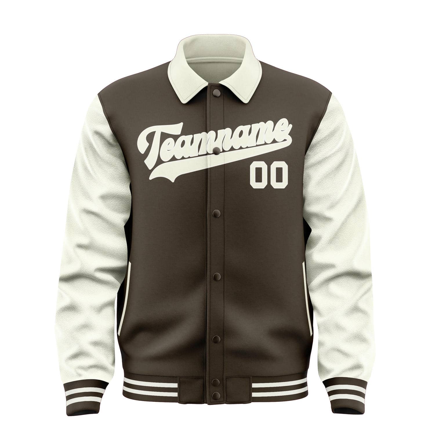 Maßgeschneidertes Braun Beige Jacke