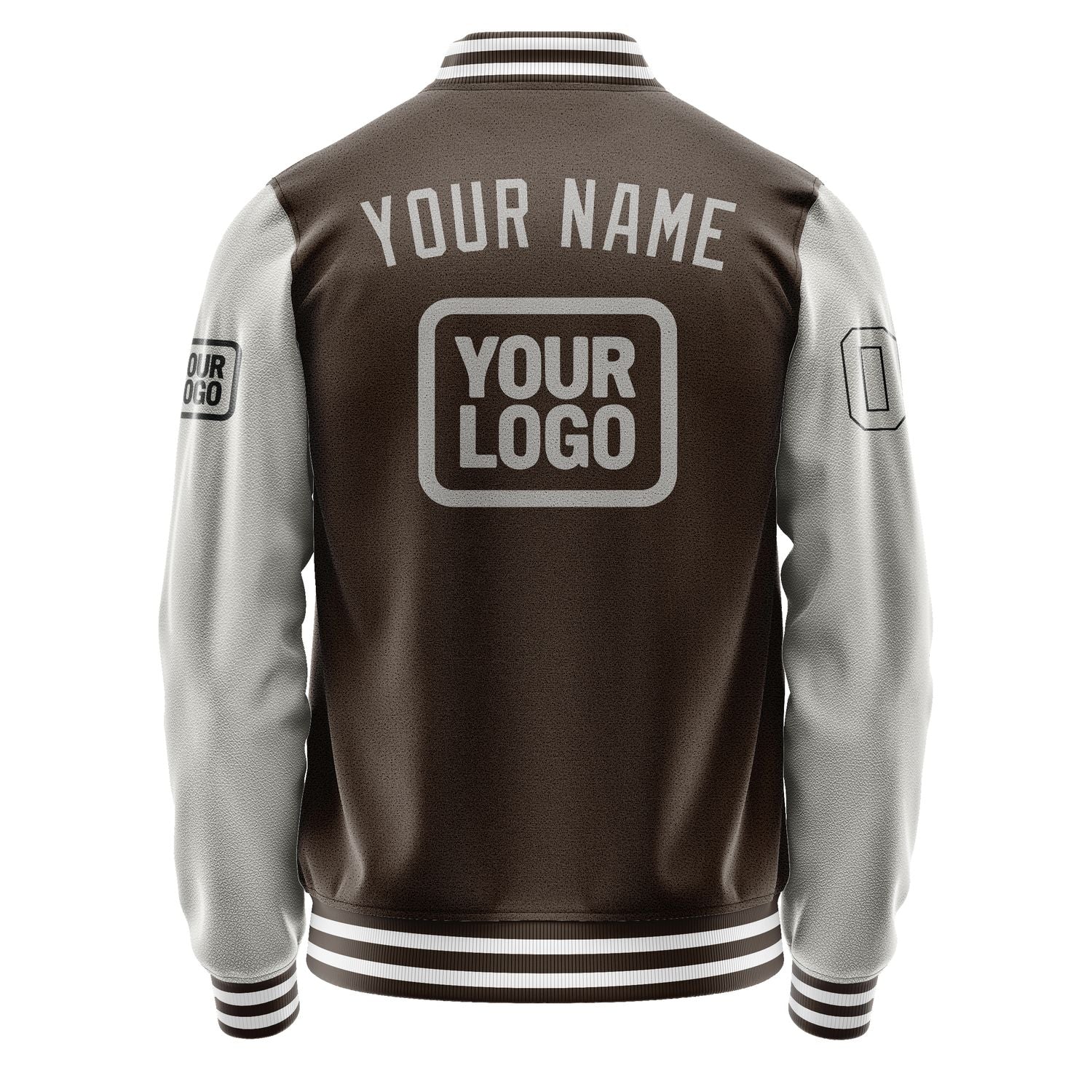 Maßgeschneidertes Braun Grau Jacke JA010104011817040417