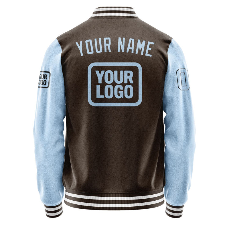 Maßgeschneidertes Braun Hellblau Jacke JA010108011817080817