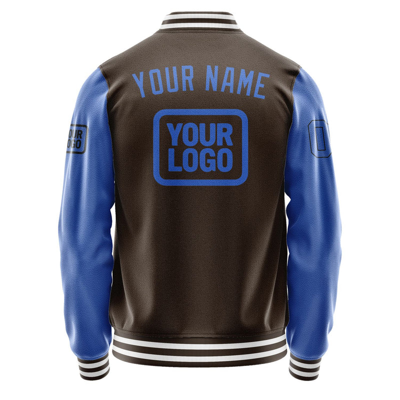 Maßgeschneidertes Braun Himmelblau Jacke JA010109011817090917