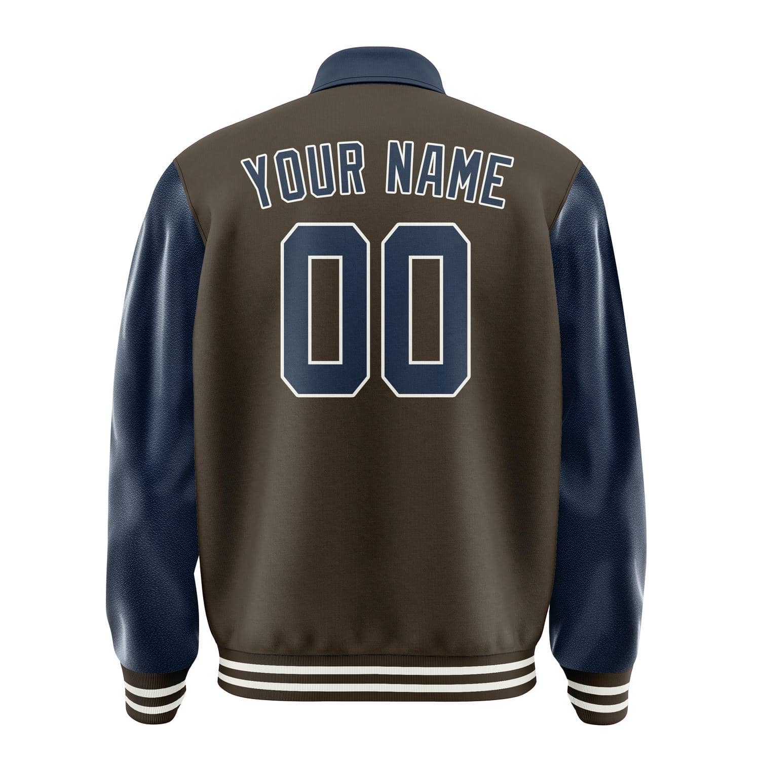 Maßgeschneidertes Braun Marineblau Jacke