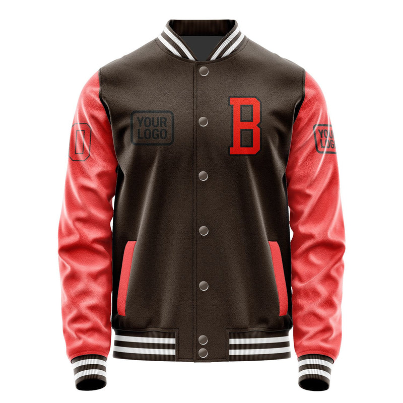 Maßgeschneidertes Braun Orangerot Jacke JA010112011817121217