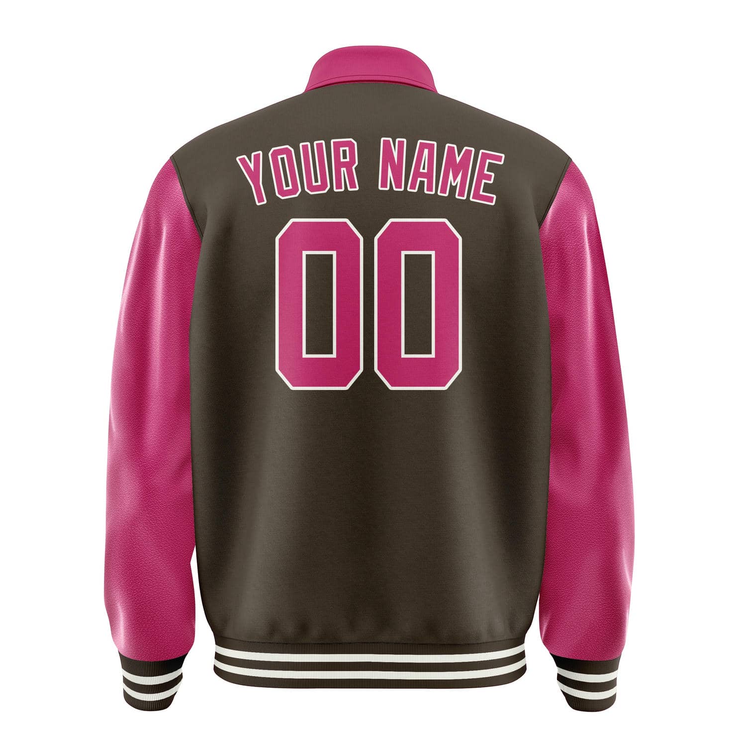 Maßgeschneidertes Braun Rosarot Jacke