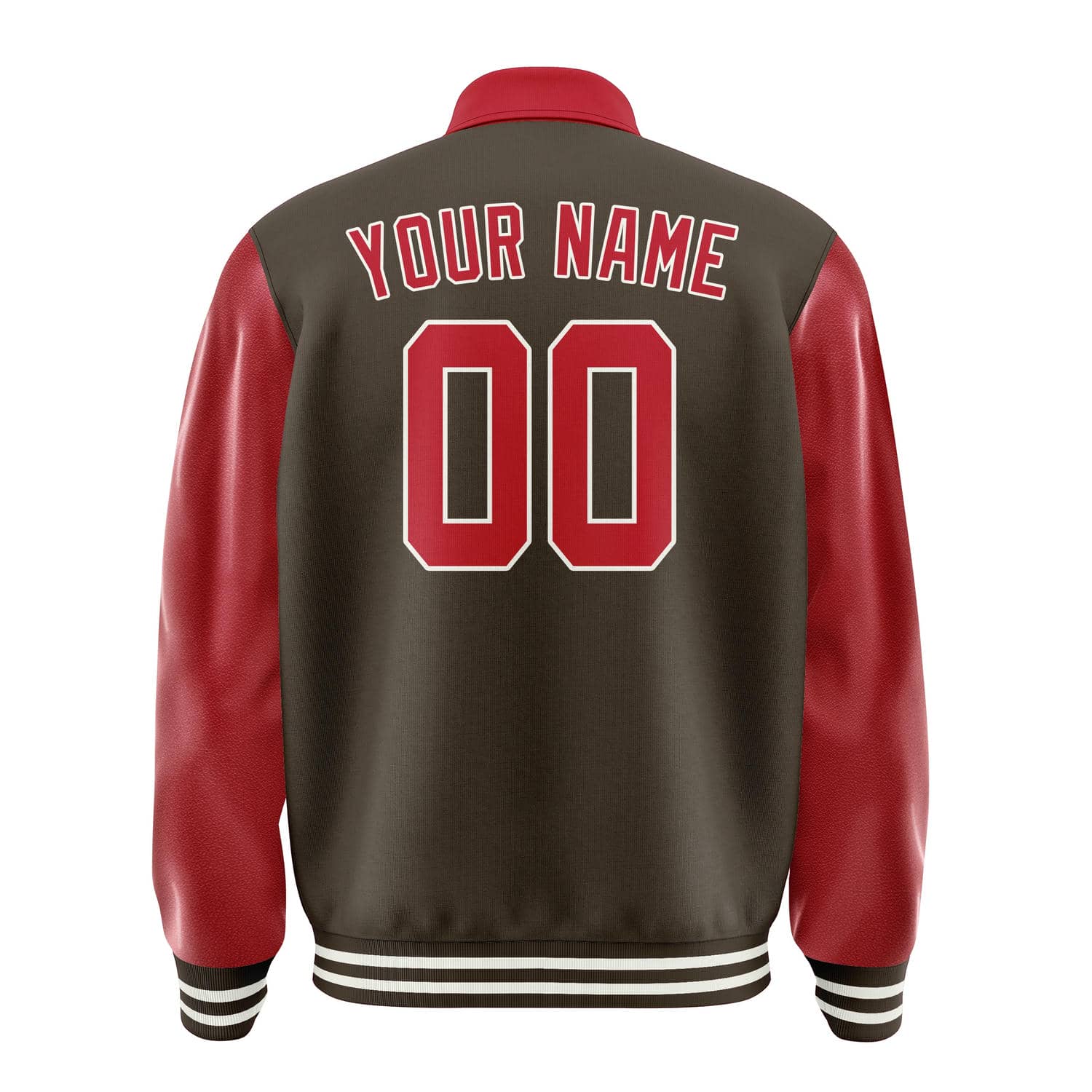 Maßgeschneidertes Braun Rot Jacke